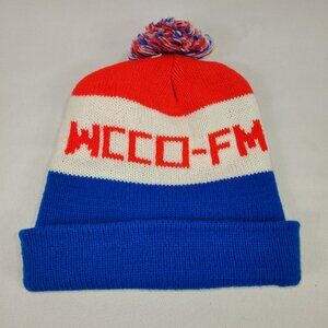 WCCO-FM Twins Vintage Toque Knit Winter Hat PomPom Canadian Pacific